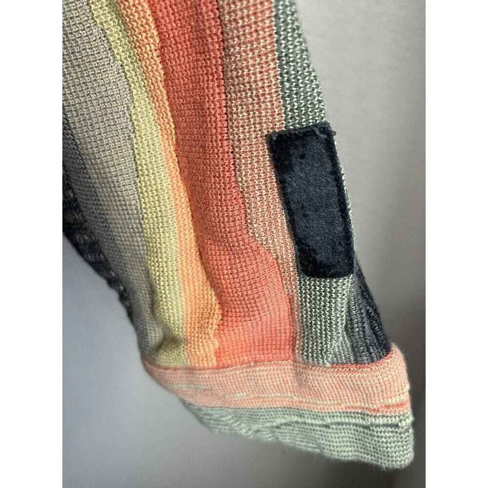 Carlo Colucci Men's 54 Multicolor Cotton Blend Sweater